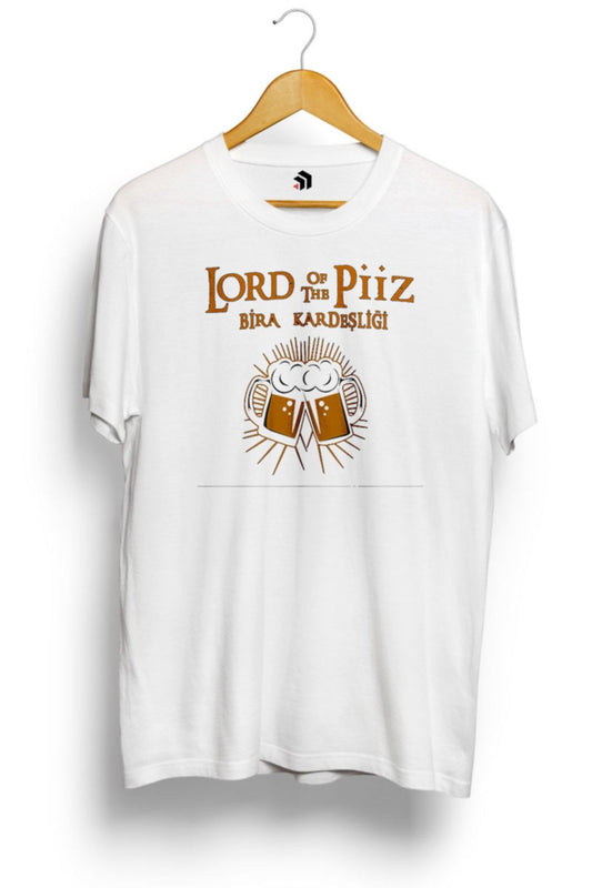 Lord Of The Piiz Bira Kardeşliği Baskılı Tişört