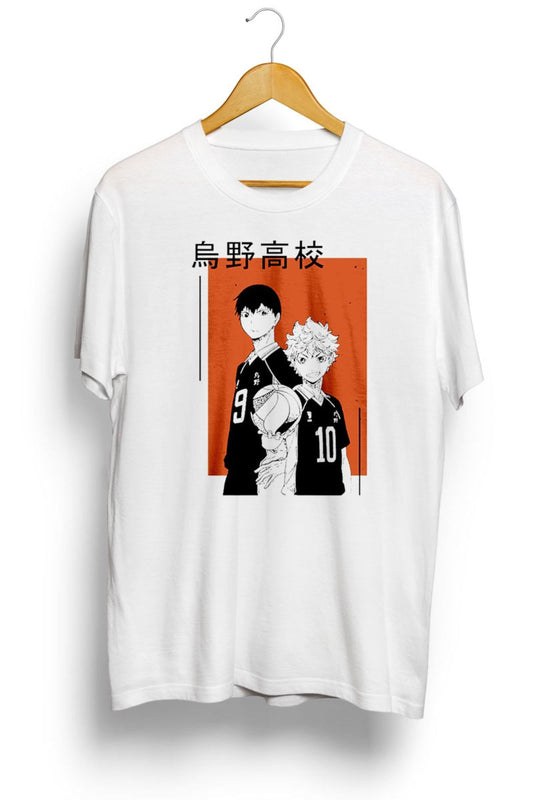 Haikyuu! Karasuno Kagehina Anime Baskılı Tişört
