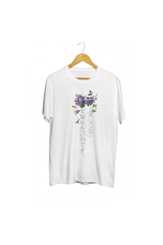 Violet Evergarden Baskılı Unisex Tişört