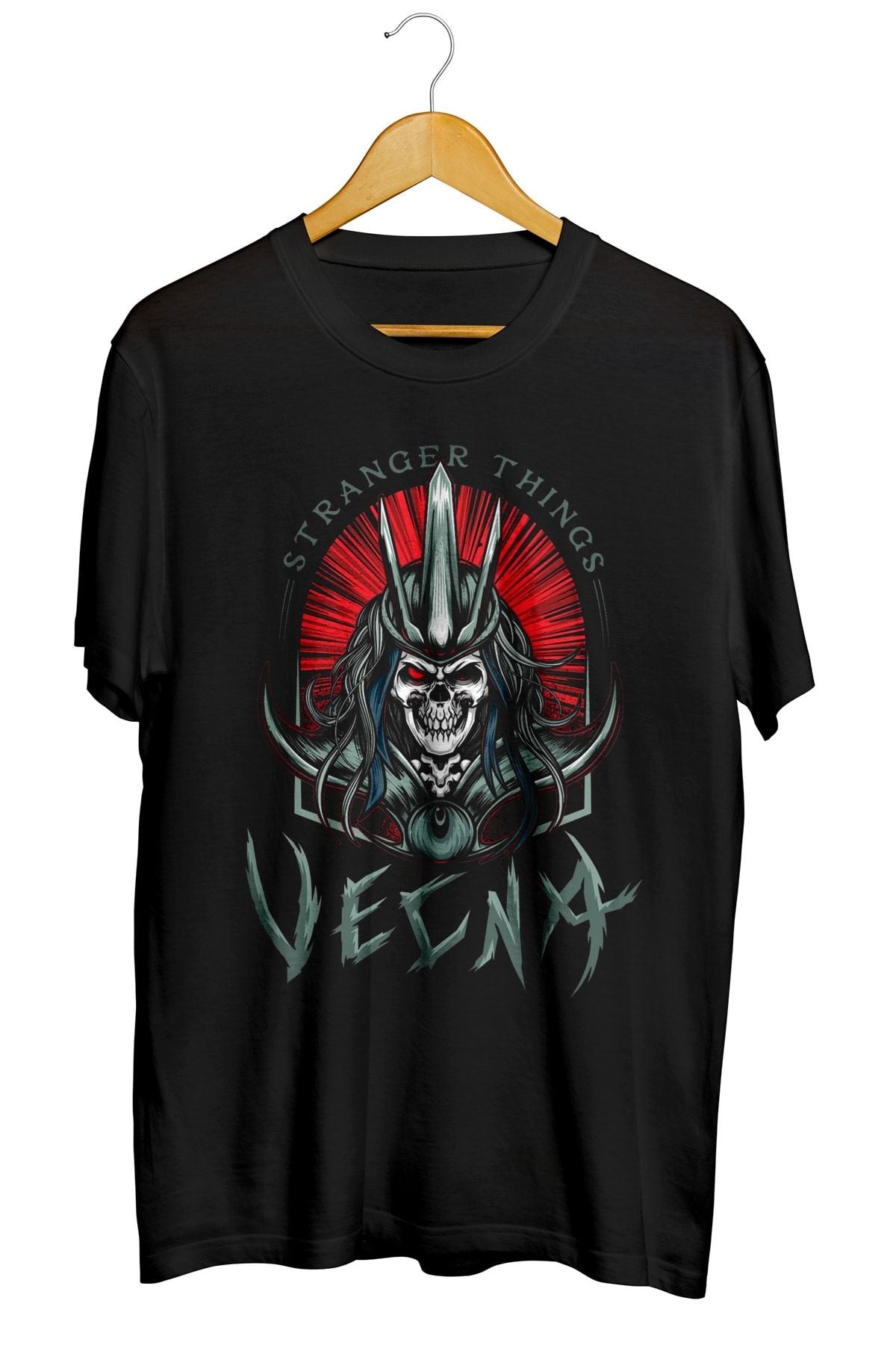 Vecna Warrior - Stranger Things Baskılı Unisex Tişört