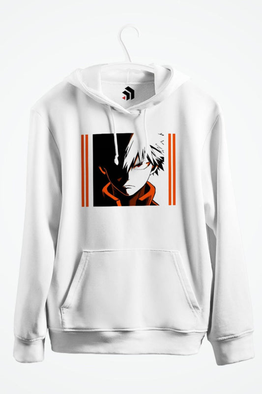 Katsuki Bakugo Kacchan My Hero Academia Anime Baskılı Kapşonlu Sweatshirt