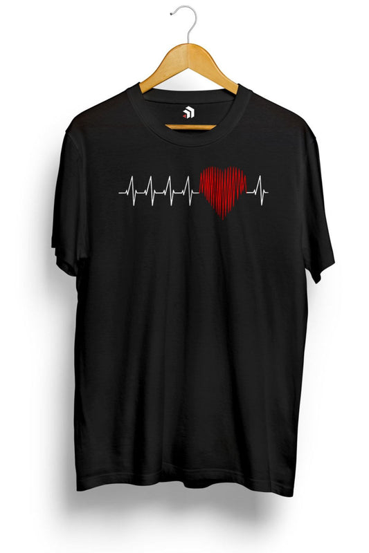 Heartbeat Baskılı Tişört