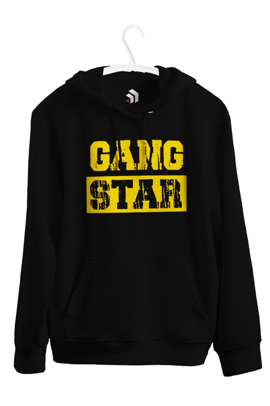 Gang Star Baskılı Unisex Kapşonlu Sweat