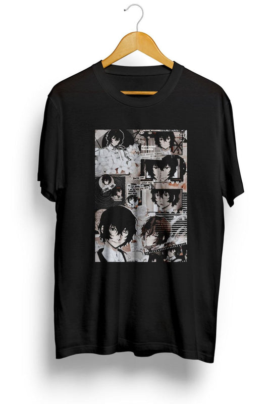 Dazai Aesthetic Anime Baskılı Tişört