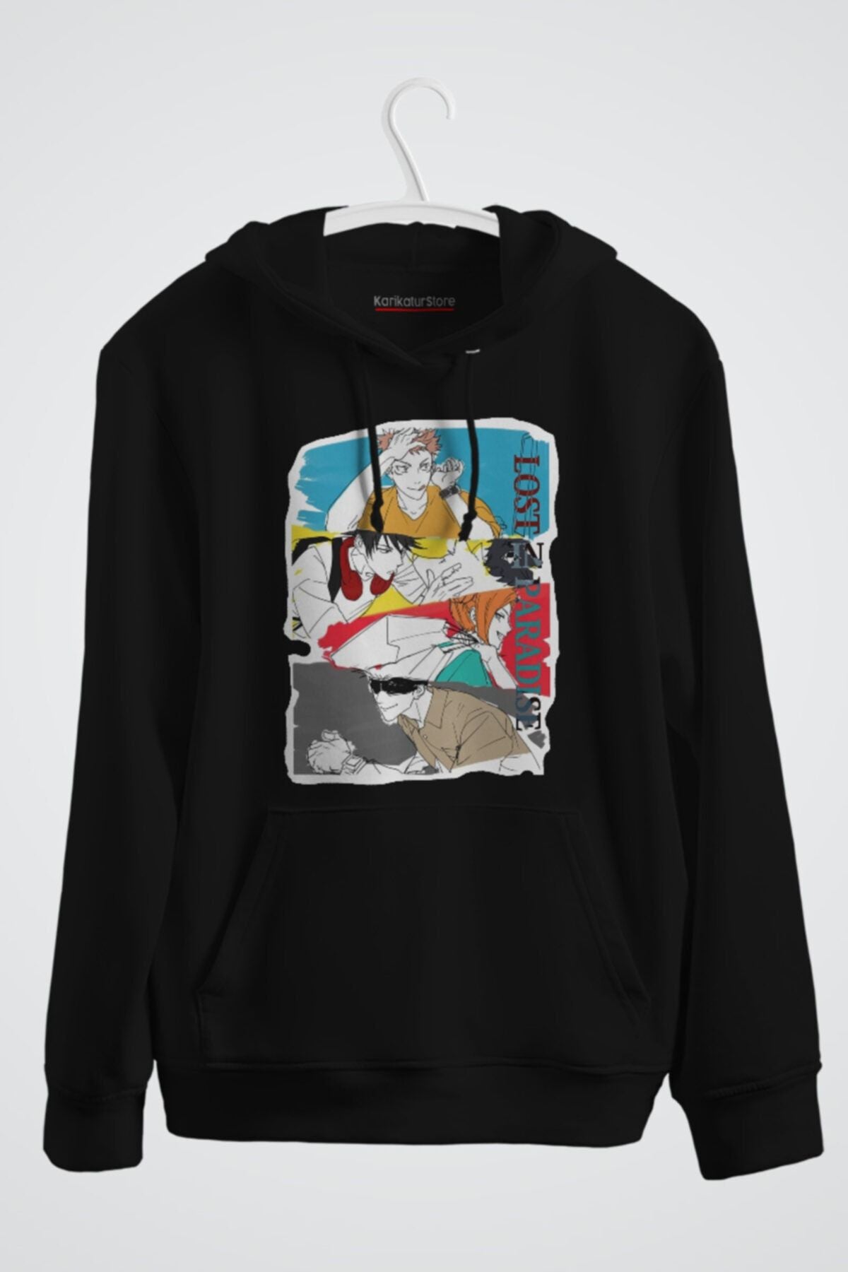 Jujutsu Kaisen Lost In Paradise Anime Baskılı Kapşonlu Sweat