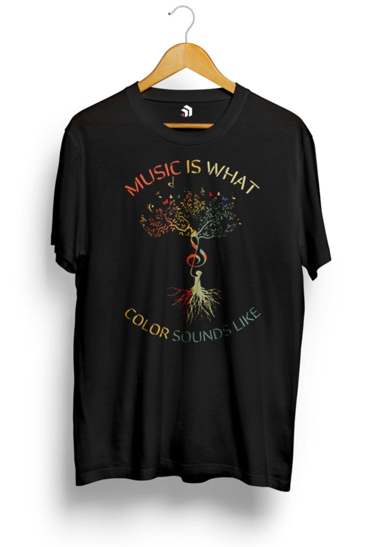 Music What Colors Sounds Like Musician Musical Müzik Temalı Tişört