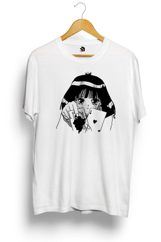 Hotaru Tomoe Sailor Saturn Anime Baskılı Tişört