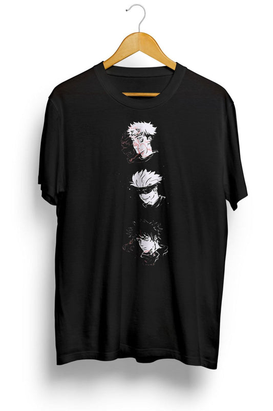 Jujutsu Trio Jujutsu Kaisen Sorcery Fight Anime Baskılı Tişört