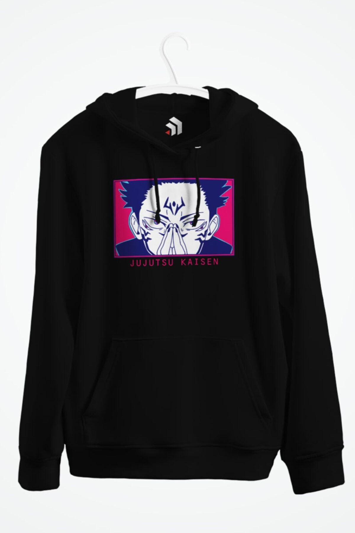 Jujutsu Kaisen Anime Baskılı Kapşonlu Sweatshirt