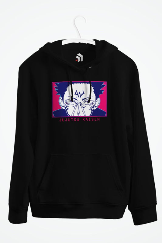 Jujutsu Kaisen Anime Baskılı Kapşonlu Sweatshirt