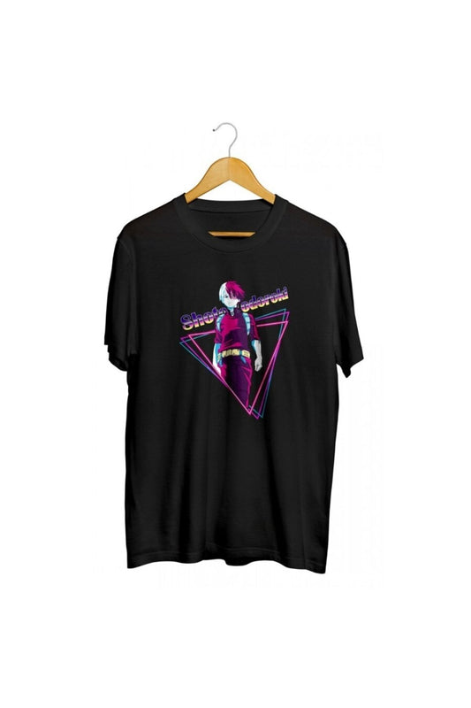 Shoto Todoroki - My Hero Academia - Retro Baskılı Unisex Tişört