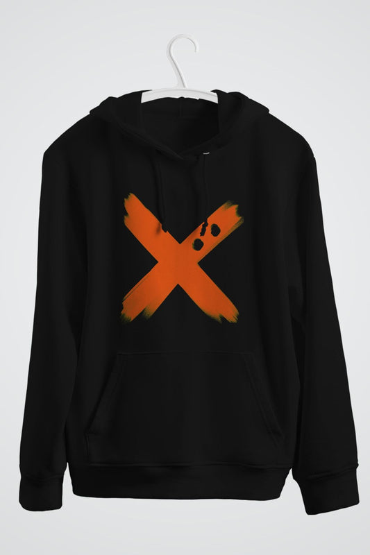 Bakugou Cross Pullover Baskılı Kapşonlu Sweat