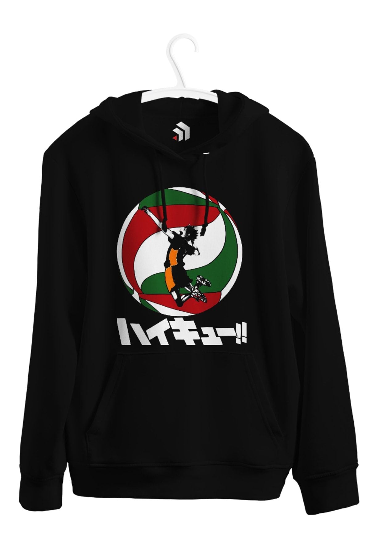 Haikyuu!! Anime Baskılı Unisex Kapşonlu