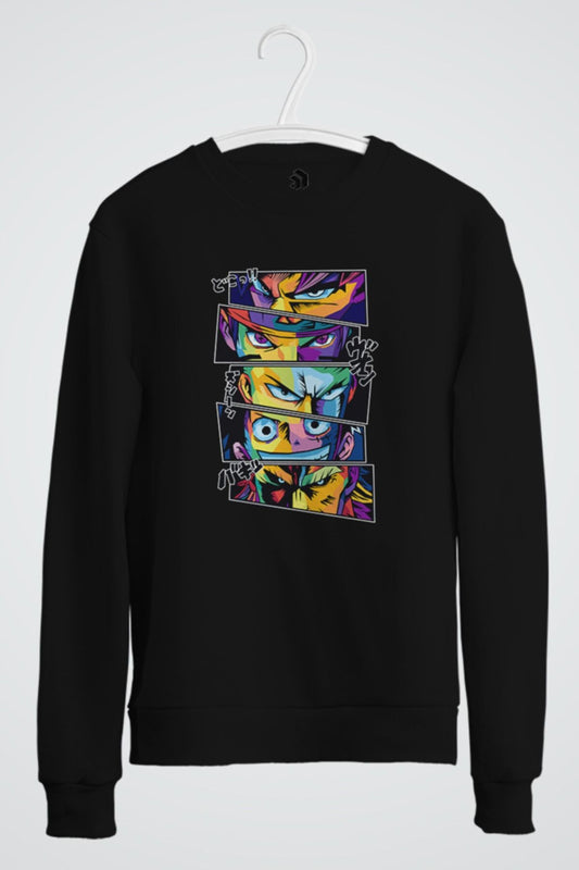 Anime Legends Baskılı Kapüşonlu Sweatshirt