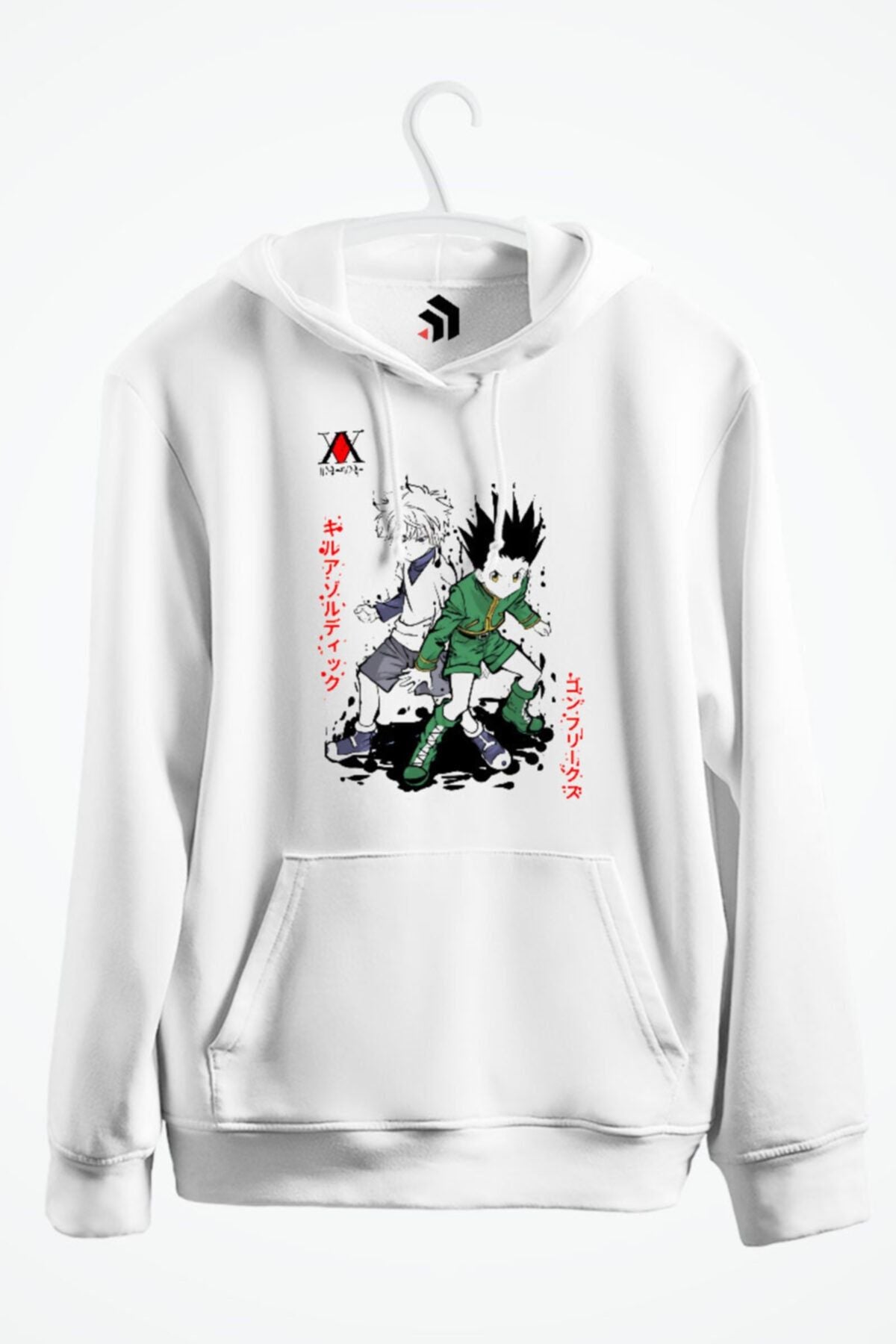 Baskılı Kapşonlu Sweatshirt