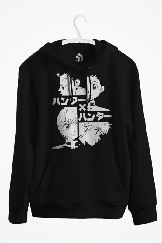 Hunter X Hunter Anime Baskılı Kapşonlu Sweatshirt