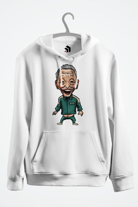 Squid Games 001. Gamer Baskılı Kapşonlu Sweatshirt