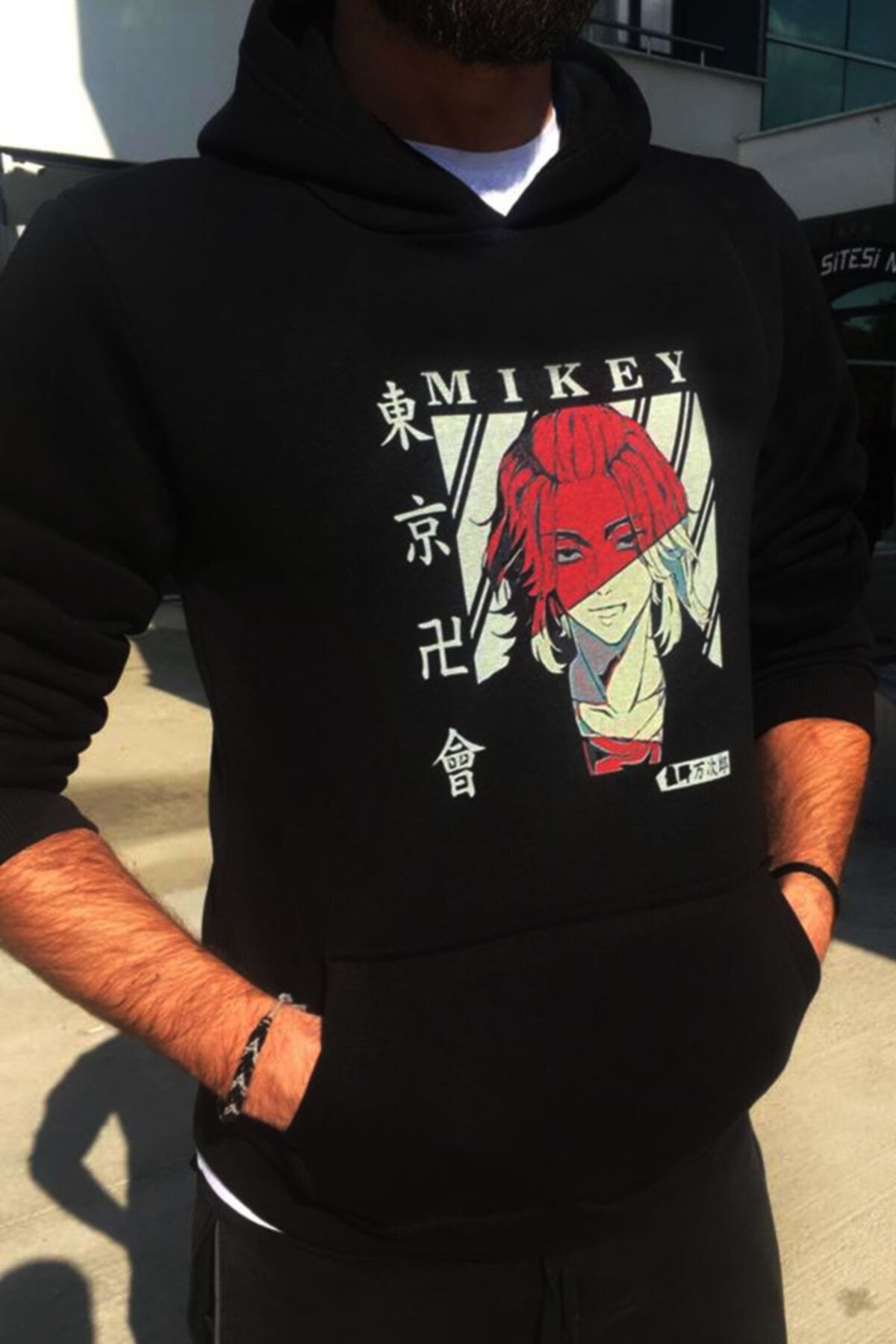 Mikey Tokyo Revengers Anime Kapşonlu Sweat