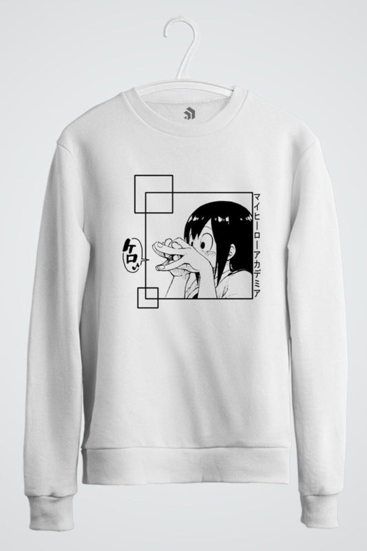Tsuyu My Hero Academia Anime Baskılı Sweatshirt