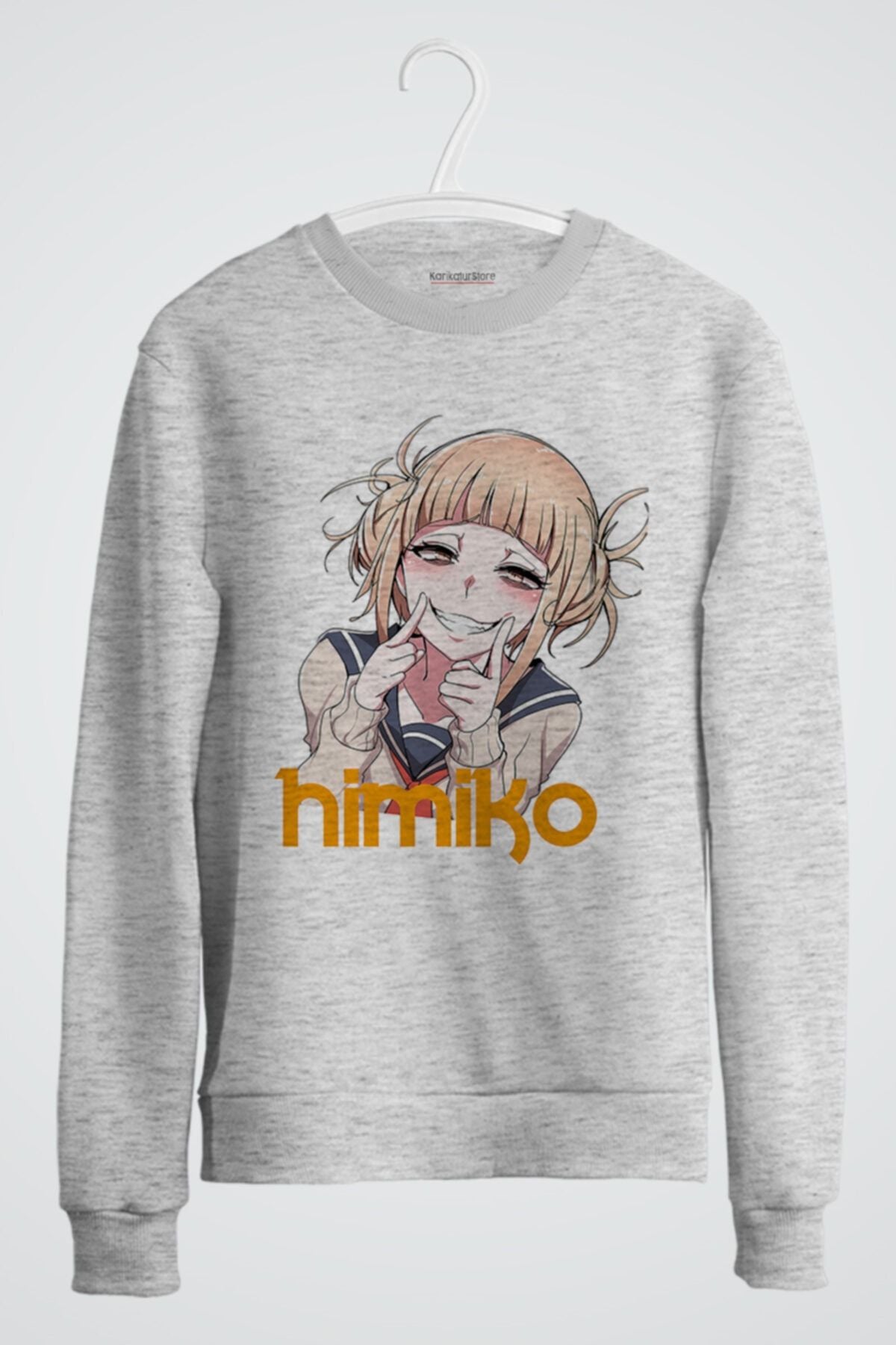 Himiko Toga My Hero Academia Anime Baskılı Sweatshirt