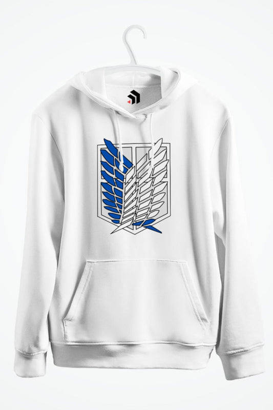 The Survey Corps - Attack On Titan Baskılı Kapşonlu Sweatshirt