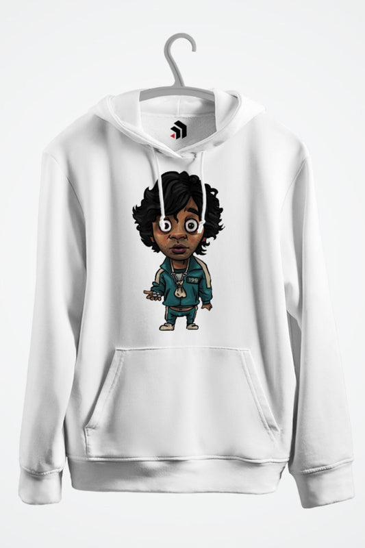 Squid Games 199. Gamer Baskılı Kapşonlu Sweatshirt