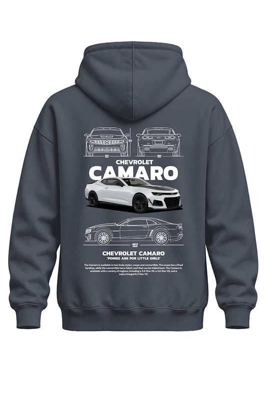 Camaro Baskılı Kaliteli Unisex Kapşonlu Sweatshirt
