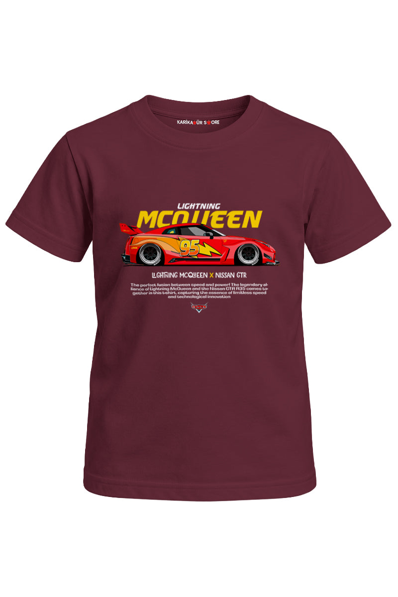 Mc Queen Nissan Baskılı Unisex Çocuk Tişört