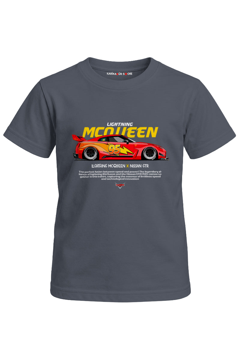 Mc Queen Nissan Baskılı Unisex Çocuk Tişört