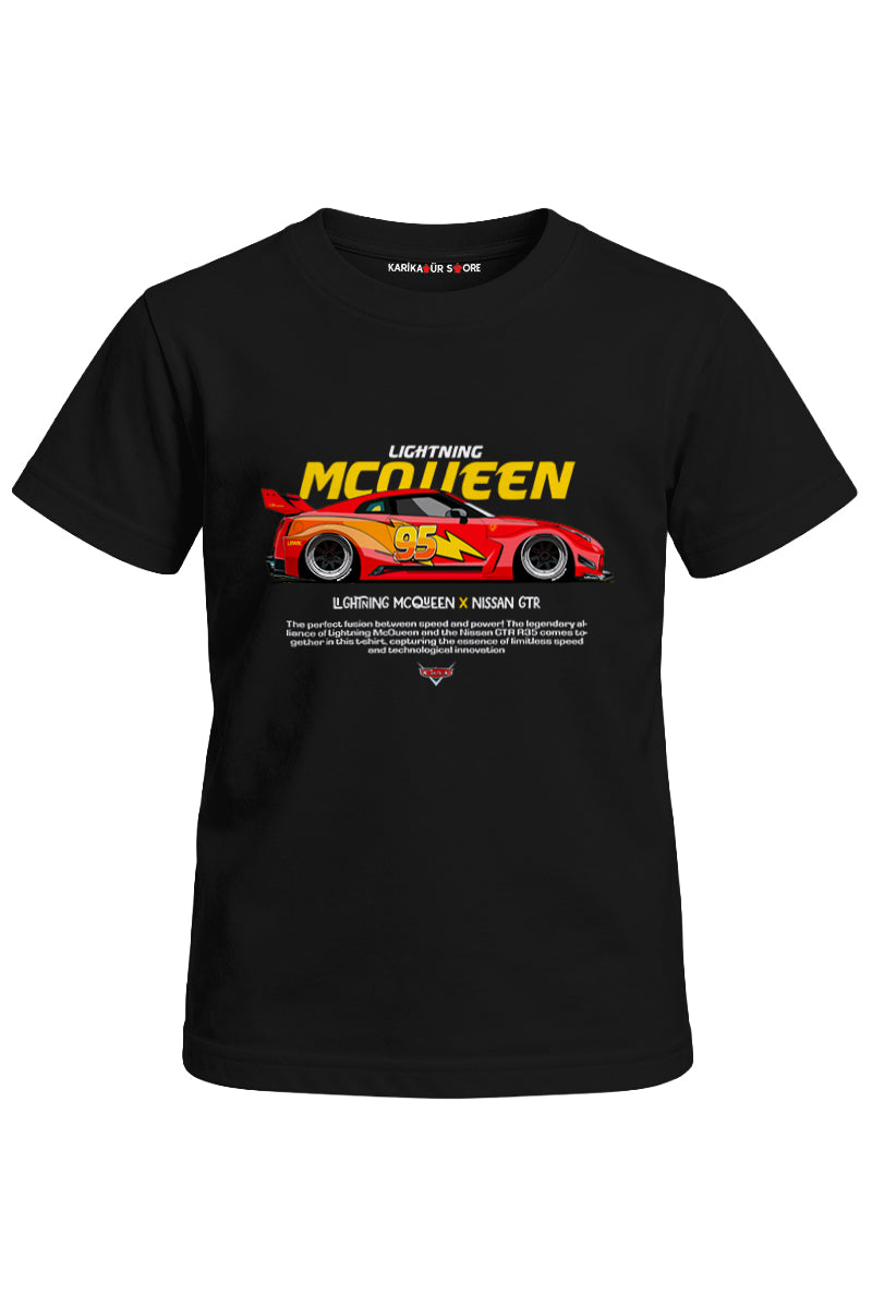Mc Queen Nissan Baskılı Unisex Çocuk Tişört