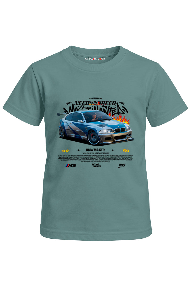 Nfs Bmw M3 Baskılı Unisex Çocuk Tişört