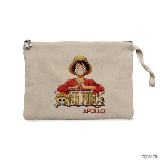 One Piece Apollo Krem Clutch Astarlı Cüzdan / El Çantası