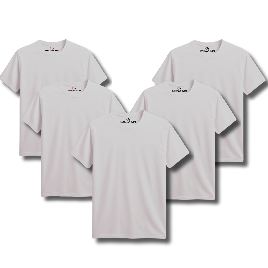 Avantajlı Set (5 Adet) Regular Kalıp T-shirt