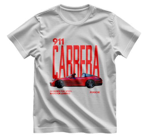 Porsche 911 Tasarımlı Kaliteli Baskılı Tişört