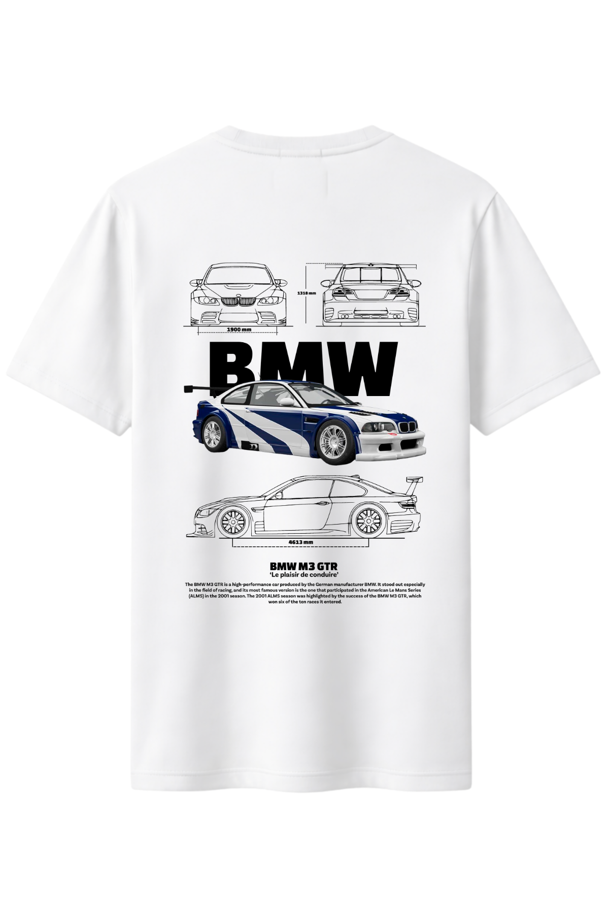 Bmw m3 Baskılı Kaliteli Unisex Tişört