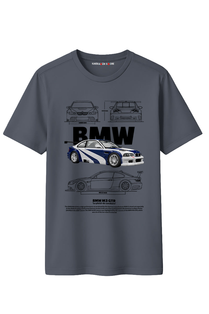 Bmw m3 Baskılı Kaliteli Unisex Tişört