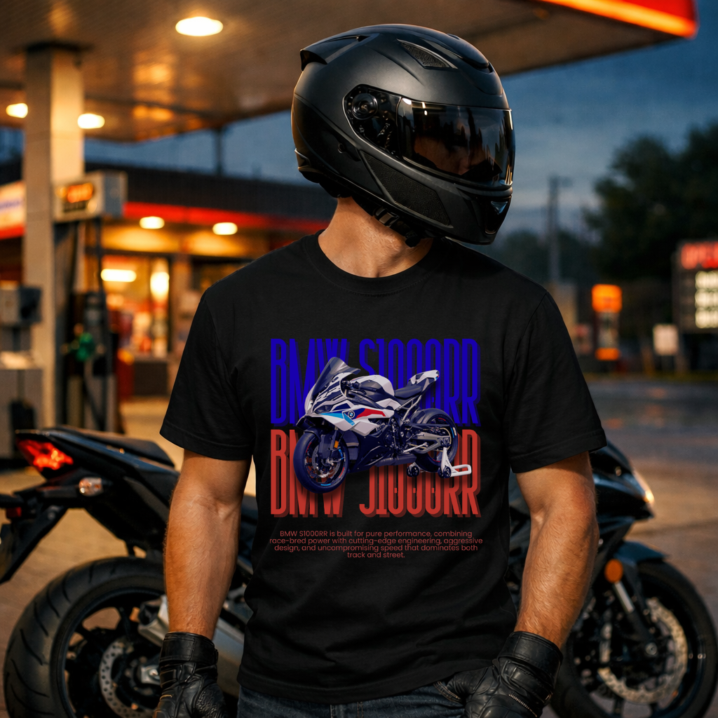 BMW S1000RR Kaliteli Baskılı T-shirt