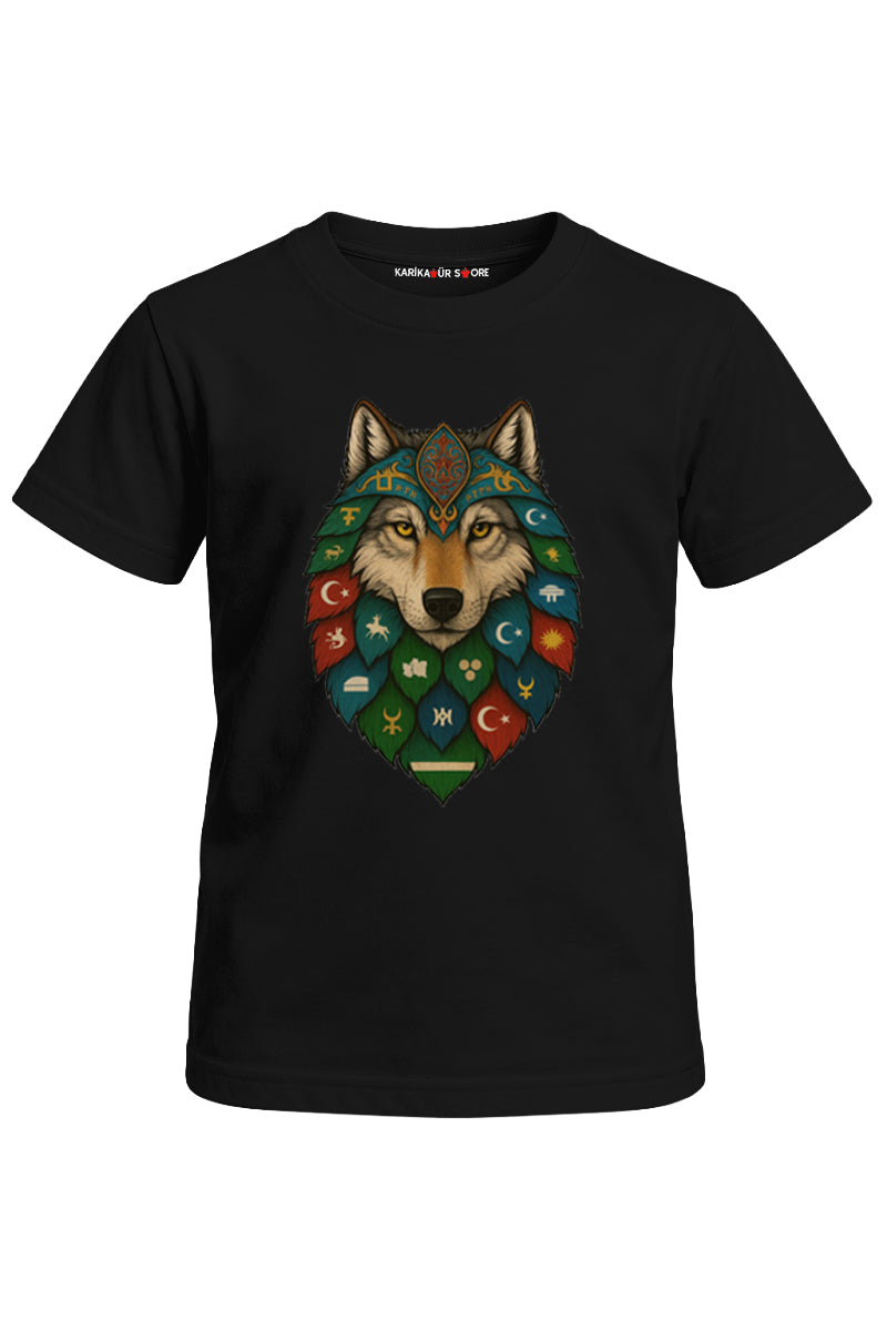 Bozkurt Baskılı Unisex Çocuk Tişört