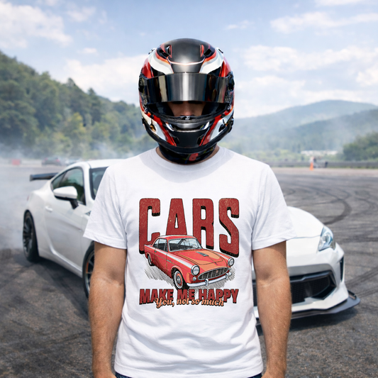 Kırmızı Cars Tasarımlı Kaliteli Baskılı T-shirt