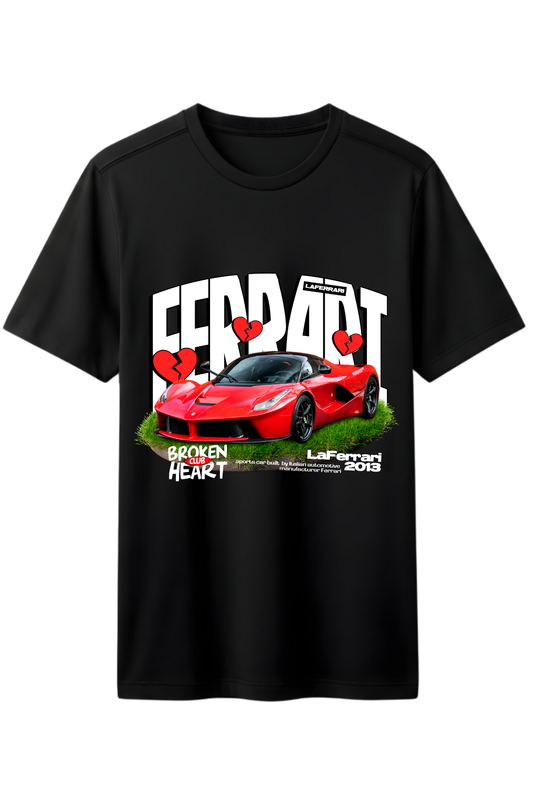 Heart Break Ferra Baskılı Kaliteli Unisex Tişört