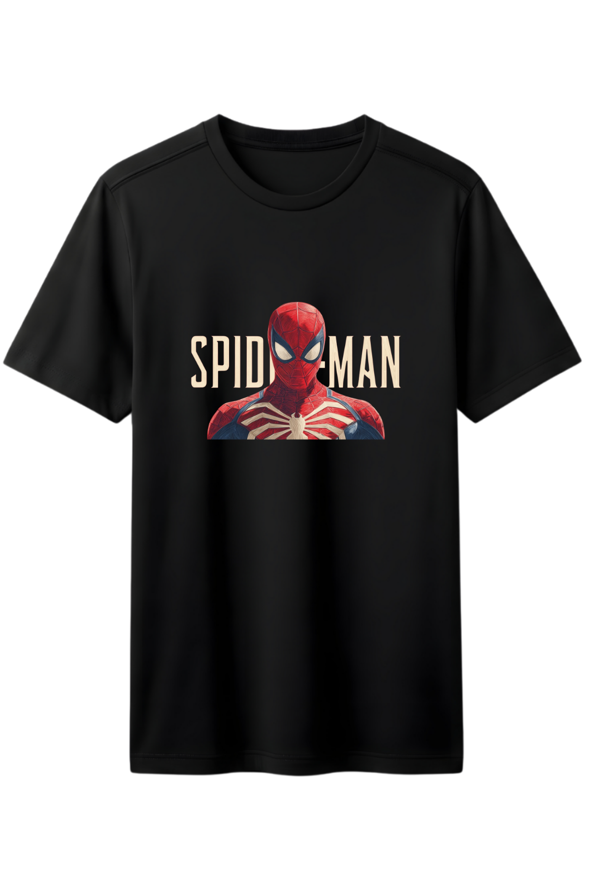 Spider Retro Baskılı Kaliteli Unisex Tişört