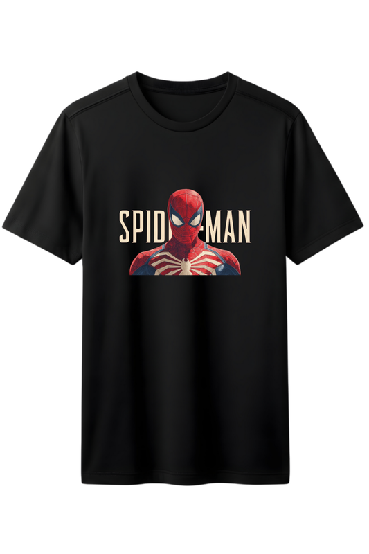Spider Retro Baskılı Kaliteli Unisex Tişört