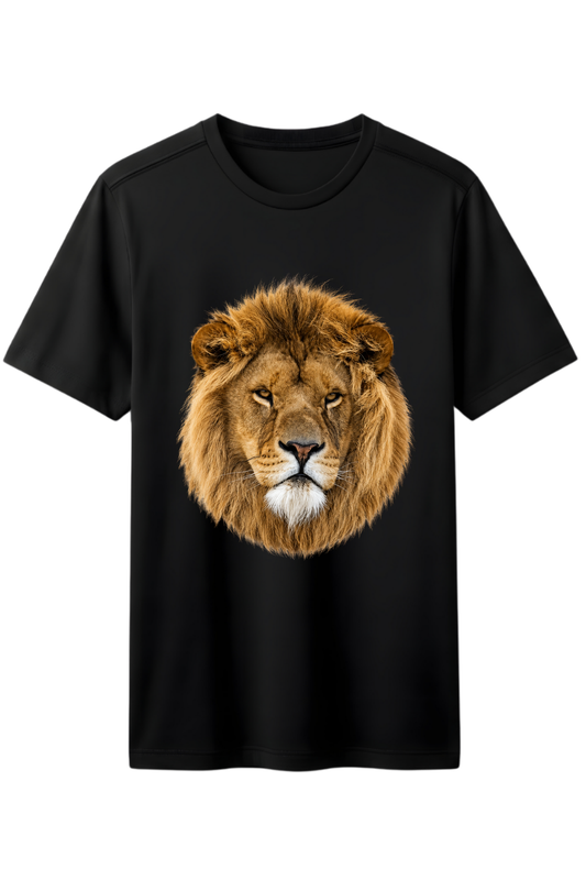 Aslan Baskılı Kaliteli Unisex Tişört