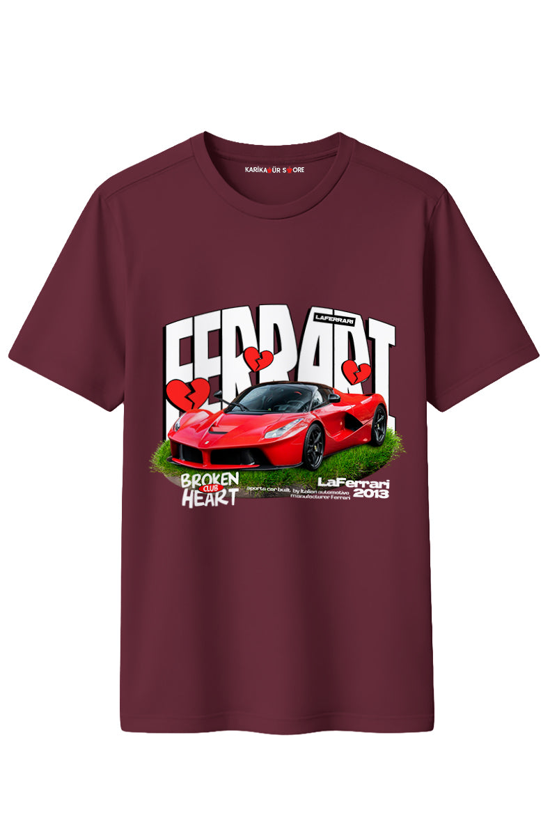 Heart Break Ferra Baskılı Kaliteli Unisex Tişört