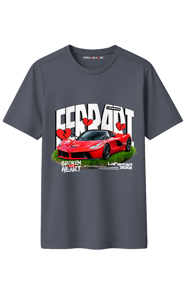 Heart Break Ferra Baskılı Kaliteli Unisex Tişört