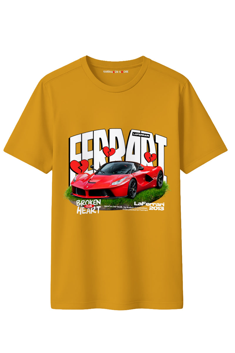 Heart Break Ferra Baskılı Kaliteli Unisex Tişört