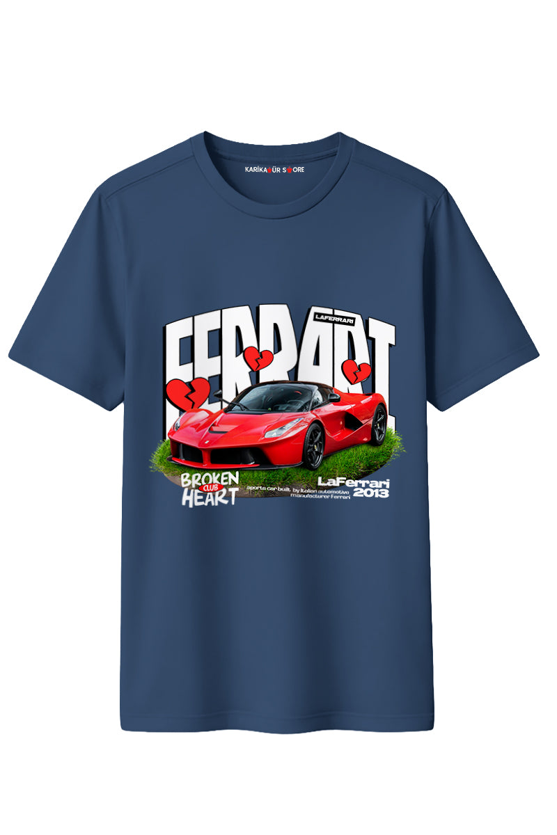 Heart Break Ferra Baskılı Kaliteli Unisex Tişört