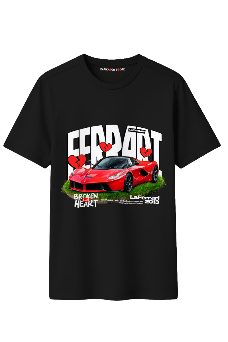 Heart Break Ferra Baskılı Kaliteli Unisex Tişört