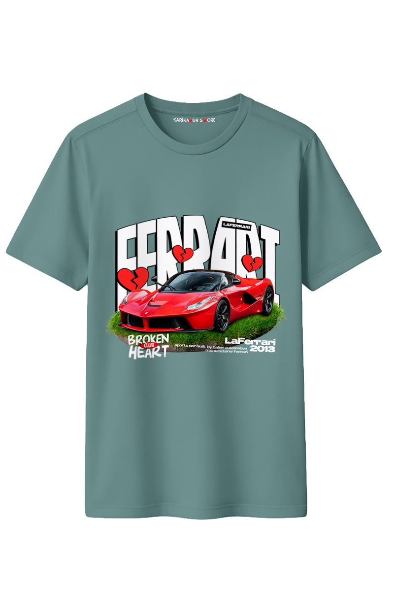 Heart Break Ferra Baskılı Kaliteli Unisex Tişört