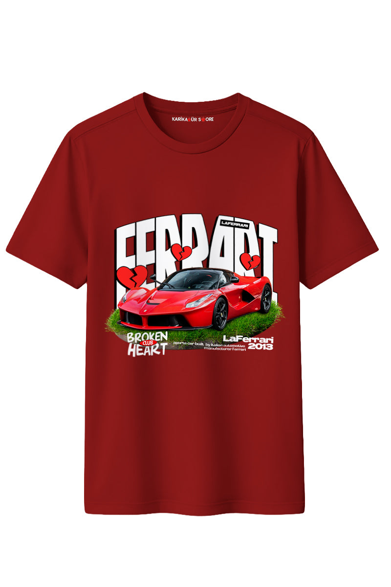 Heart Break Ferra Baskılı Kaliteli Unisex Tişört